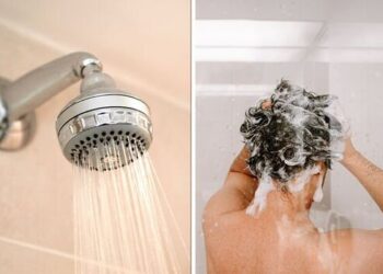 What is the most effective way to save water in the shower?
