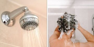 What is the most effective way to save water in the shower?