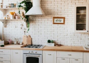 Chopping Boards Near Oven Under Hood