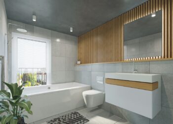 a bathroom with a toilet, sink, and bathtub