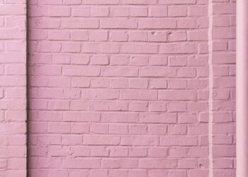 pink concrete wall